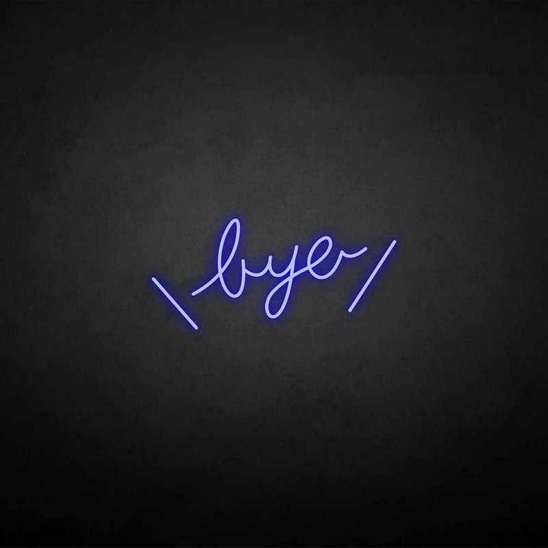 'Bye' neon sign - VINTAGE SIGN