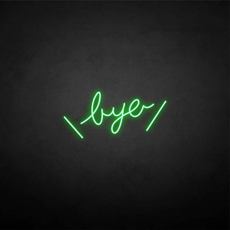 'Bye' neon sign - VINTAGE SIGN