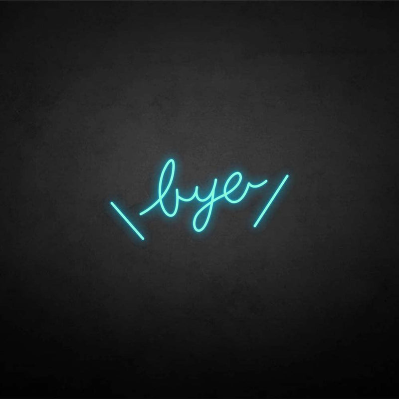 'Bye' neon sign - VINTAGE SIGN