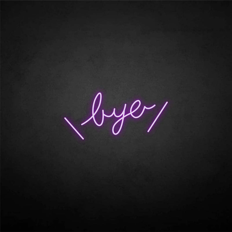 'Bye' neon sign - VINTAGE SIGN