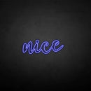 'Nice' neon sign - VINTAGE SIGN