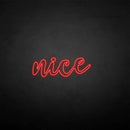'Nice' neon sign - VINTAGE SIGN