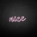 'Nice' neon sign - VINTAGE SIGN