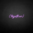 'Together' neon sign - VINTAGE SIGN