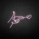 'send heart' neon sign - VINTAGE SIGN