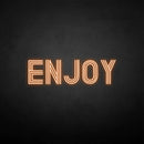 'Enjoy' neon sign - VINTAGE SIGN
