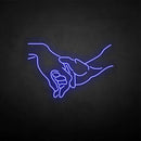 'Hand in hand' neon sign - VINTAGE SIGN