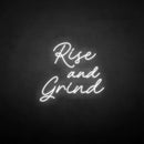 'Rise and Grind' neon sign - VINTAGE SIGN