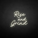 'Rise and Grind' neon sign - VINTAGE SIGN