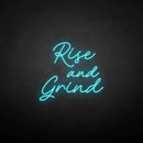 'Rise and Grind' neon sign - VINTAGE SIGN