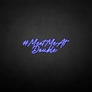 'MEET ME AT DOUBLE' neon sign - VINTAGE SIGN