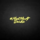 'MEET ME AT DOUBLE' neon sign - VINTAGE SIGN