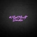 'MEET ME AT DOUBLE' neon sign - VINTAGE SIGN