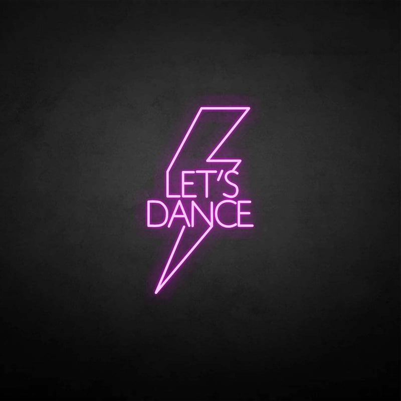 'Let's dance' neon sign - VINTAGE SIGN