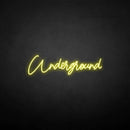 'Underground' neon sign - VINTAGE SIGN