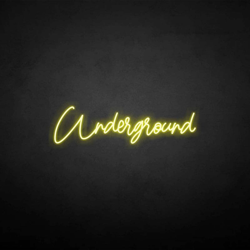 'Underground' neon sign - VINTAGE SIGN