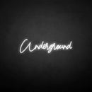 'Underground' neon sign - VINTAGE SIGN