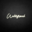 'Underground' neon sign - VINTAGE SIGN