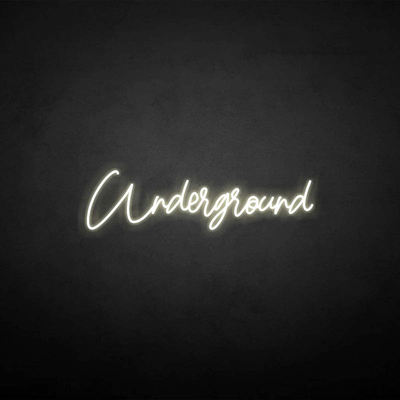 'Underground' neon sign - VINTAGE SIGN