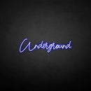 'Underground' neon sign - VINTAGE SIGN