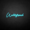 'Underground' neon sign - VINTAGE SIGN