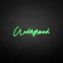 'Underground' neon sign - VINTAGE SIGN