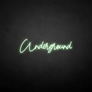 'Underground' neon sign - VINTAGE SIGN