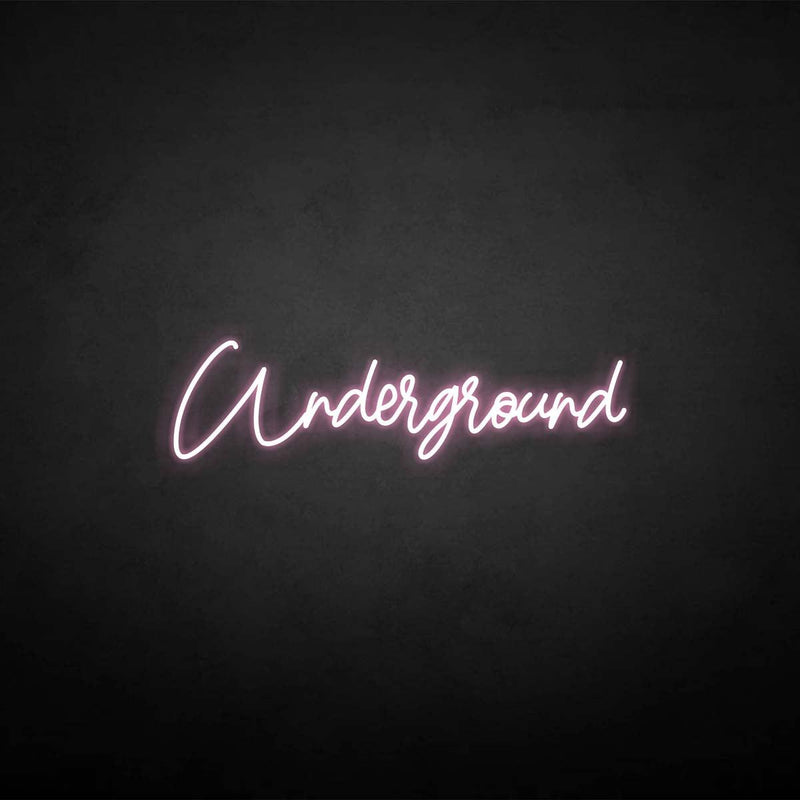 'Underground' neon sign - VINTAGE SIGN