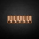 'Piano key' neon sign - VINTAGE SIGN