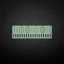 'Piano key' neon sign - VINTAGE SIGN