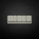 'Piano key' neon sign - VINTAGE SIGN