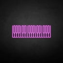 'Piano key' neon sign - VINTAGE SIGN
