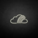 'Cloud with rainbow' neon sign - VINTAGE SIGN