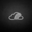 'Cloud with rainbow' neon sign - VINTAGE SIGN