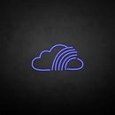 'Cloud with rainbow' neon sign - VINTAGE SIGN