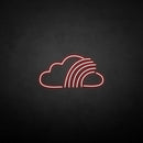 'Cloud with rainbow' neon sign - VINTAGE SIGN