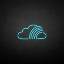 'Cloud with rainbow' neon sign - VINTAGE SIGN