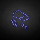 'Rain and lightning' neon sign - VINTAGE SIGN