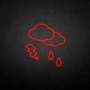 'Rain and lightning' neon sign - VINTAGE SIGN