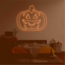'Pumpkin head2' neon sign - VINTAGE SIGN