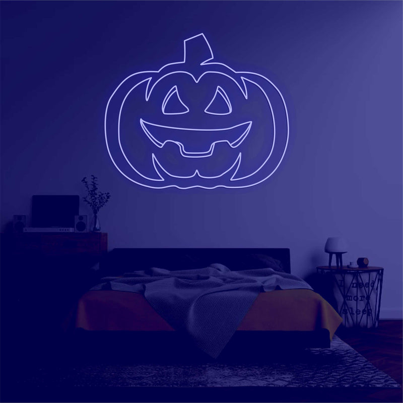 'Pumpkin head2' neon sign - VINTAGE SIGN