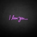 'I love you' neon sign - VINTAGE SIGN