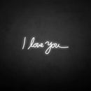 'I love you' neon sign - VINTAGE SIGN