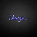'I love you' neon sign - VINTAGE SIGN