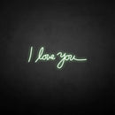 'I love you' neon sign - VINTAGE SIGN
