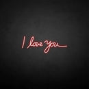 'I love you' neon sign - VINTAGE SIGN
