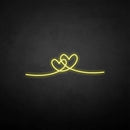 'heart by heart' neon sign - VINTAGE SIGN