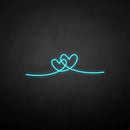 'heart by heart' neon sign - VINTAGE SIGN