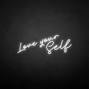 'Love yourself' neon sign - VINTAGE SIGN