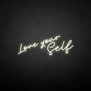 'Love yourself' neon sign - VINTAGE SIGN